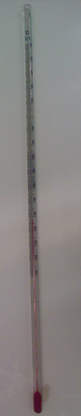Термометър стъклен от -10 до +110гр. Целзий