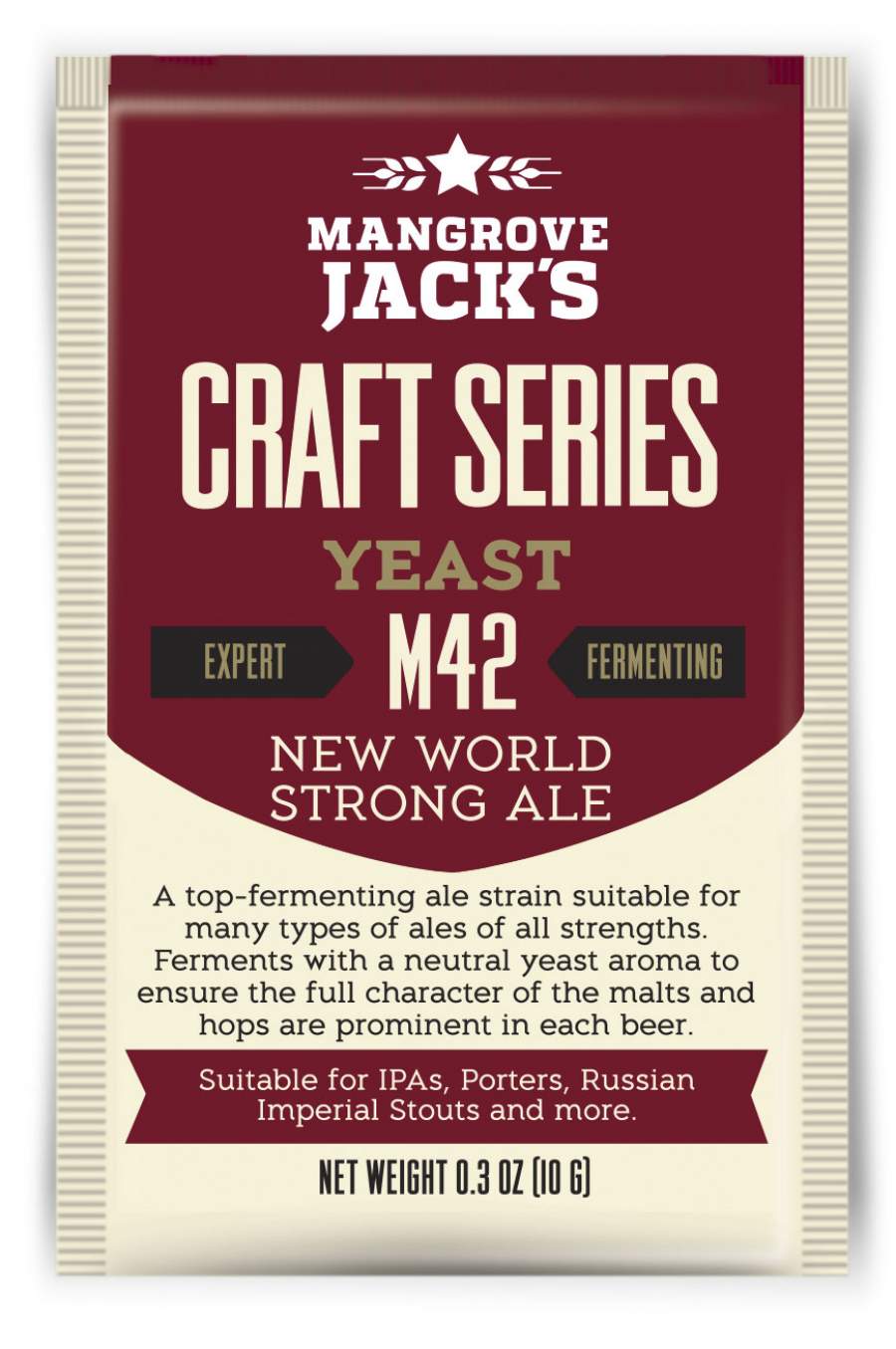 New World Strong Ale M42 - Mangrove Jack's Craft Series - 10 g New World Strong Ale M42 - Mangrove Jack's Craft Series - 10 g